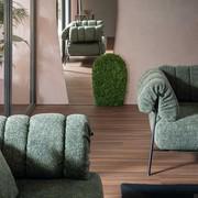 Tirella Fauteuil de Bonaldo avec revêtement en tissu amovible